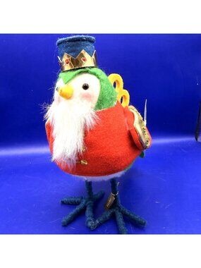 Target Wondershop Featherly Friend Mikkel Nutcracker Bird Christmas Ornament NWT